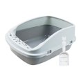 thumbnail image 3 of STARTIST Cat Litter Tray Anti Splashing Portable Semi Closed Open Top Pet Litter Tray Gray, 3 of 9