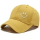 thumbnail image 1 of 1 paquete de gorras de béisbol de algodón sonrientes, ajustables, de perfil bajo, no estructuradas, para papá, para mujer y hombre, 1 of 5