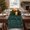 Green, variant on Cififendec Velvet Christmas Table Runner, Embroidered Snowflake Soft Plush Table Runner for Wooden Dining Table and Xmas Holiday Meals, 70.86"×12.99"