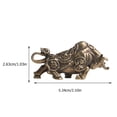 thumbnail image 2 of 1Pc Retro Bullfight Adornment Decorative Keychain Pendant Brassware Decor Bronze, 2 of 7