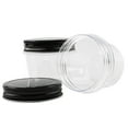 thumbnail image 7 of Novelinks 4oz Clear Plastic Jars with Black Lids Kitchen Storage Containers for Kitchen & Household Storage Coffee Canister,20 Pack, 7 of 7