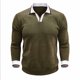 thumbnail image 5 of Ceisia Men's Oversize Ribbed Two-in-One Long-Sleeve Knit Top Multi-Solid for Winter-Spring Gift, 5 of 7