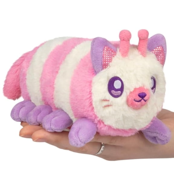 Squishable - Snacker Pastel Kittypillar S1 E3 - SynthiSquish Collection - 8 in - Soft Toy Collectible Stuffed Animal