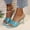 Bleu Clair, variante sur HKEJIAOI Sandales pour Femmes Sandales Décontractées pour Femmes Transparentes à Bout Ouvert à Bout Carré à Bout Ouvert Pantoufles à Talons Hauts