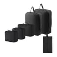 thumbnail image 1 of 6x Bolsa de viaje Strade Fareast Limited Bolsa de almacenamiento de embalaje Cubos de viaje esenciales Negro, 1 of 8