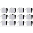 thumbnail image 1 of 40 electrodos para dispositivo de estimulación eléctrica TENS/EMS con conector de 2 mm, 40 x 40 cm., 1 of 5