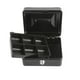 thumbnail image 3 of Hucha metálica con forma de cerdito, caja de almacenamiento de tesoros, contenedor decorativo para dinero en efectivo con acabado liso Negro, 3 of 9