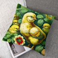 thumbnail image 7 of nygtbtfer Pillow Egg Farmhouse Cushion Case Happy Floral Chick Throw Pillow Covers Spring Square Linen Pillow Case for Sofa Couch Home Bedroom Office Decor White, 7 of 7