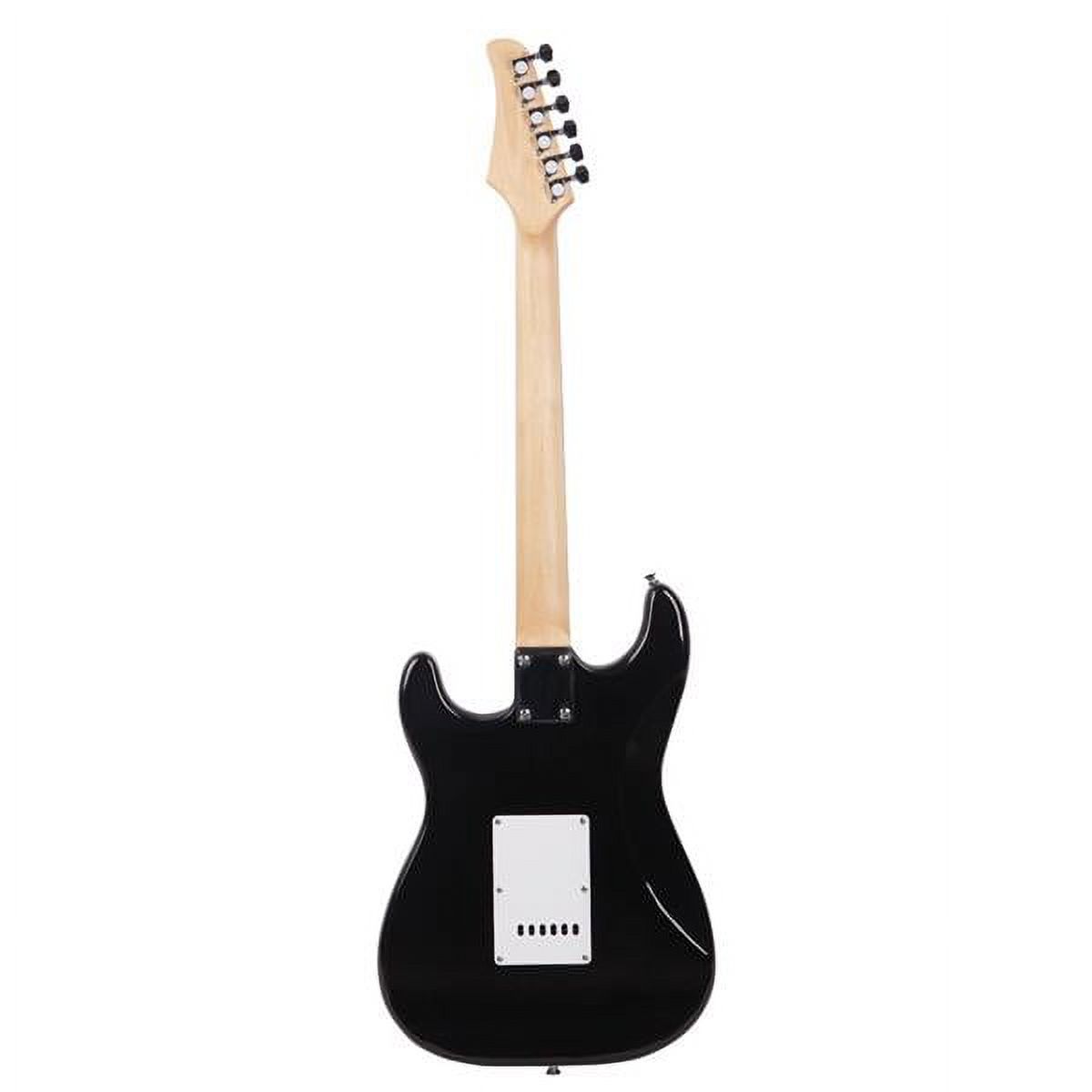 Rosewood Fingerboard Electric Guitar - Classic Blue Finish with Premium Maple Neck - 22-Fret Solid Body Guitar with Dual Humbucker Pickups - Perfect for Beginners & Professional Musicians