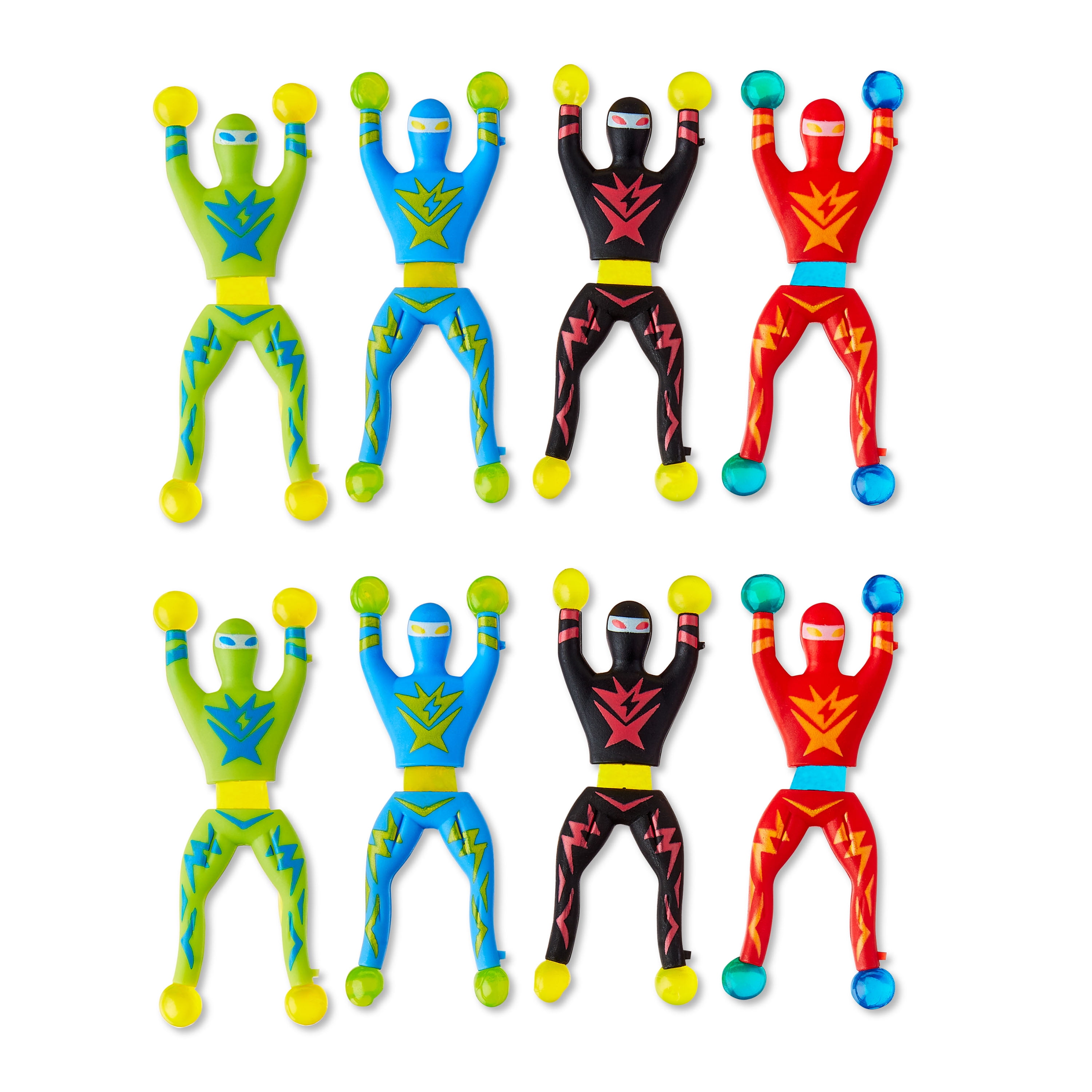 8 Count, Multicolor Wall Crawlers, Party Favors, by Way To Celebrate