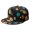 Flat Brim Snapb, variant on Flat Brim Snapback Hat - Nebula Cosmic Sci-fi Lovers Space Geek Star Moon Sun Rocket Design