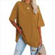 thumbnail image 1 of Camiseta Básica de Corta con Cuello en V en Amarillo S, 1 of 5