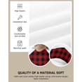 thumbnail image 2 of Dining Room Chair Seat Covers, Thanksgiving Orange Black Plaid Buffalo Check Farmhouse Decoration Removable Stretch Chair Seat Cushion Slipcovers Protector for Holiday Party, Set of 2, 2 of 5