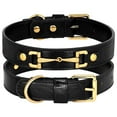 thumbnail image 2 of Pet Artist Luxury Dog Collars Soft Leather Adjustable for Small Medium Dogs French Bulldog, 2 of 5