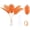 Orange, variant on Royal Blue Ostrich Feather Pack - 20pcs 22 Inch Large Feathers for Vase, Floral Arrangements, Wedding Centerpieces & Home Décor