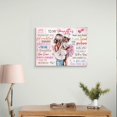 thumbnail image 5 of To My Daughter Motivational Wall Art for Little Girls Room Décor Pink Inspirational Quotes Canvas Prints Mom holding Daughter Pictures Painting Family Home Bedroom Wall Decor Birthday Gifts, 5 of 6