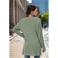 thumbnail image 6 of Women's Long Sleeve Cardigan with Pockets, Solid Color Knit Sweater, 6 of 10