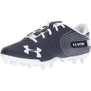 Under Armour Men's Nitro Low MC Football Cleat, Midnight Navy/White, 9 D(M) US
