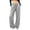 Gray, variant on Women's Wide Leg Sweatpants High Elastic Waisted Loose Pants Drawstring Fleece Lined Sweat Pants with Pockets Navy M