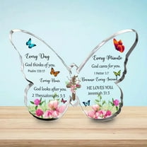 Christian Gifts for Women Birthday, Inspirational Gifts for Women Friends, Acrylic Bible Verse Desk Decor, Religious Gifts for Sister, Mom, Mother, Scripture Home Decorative Signs