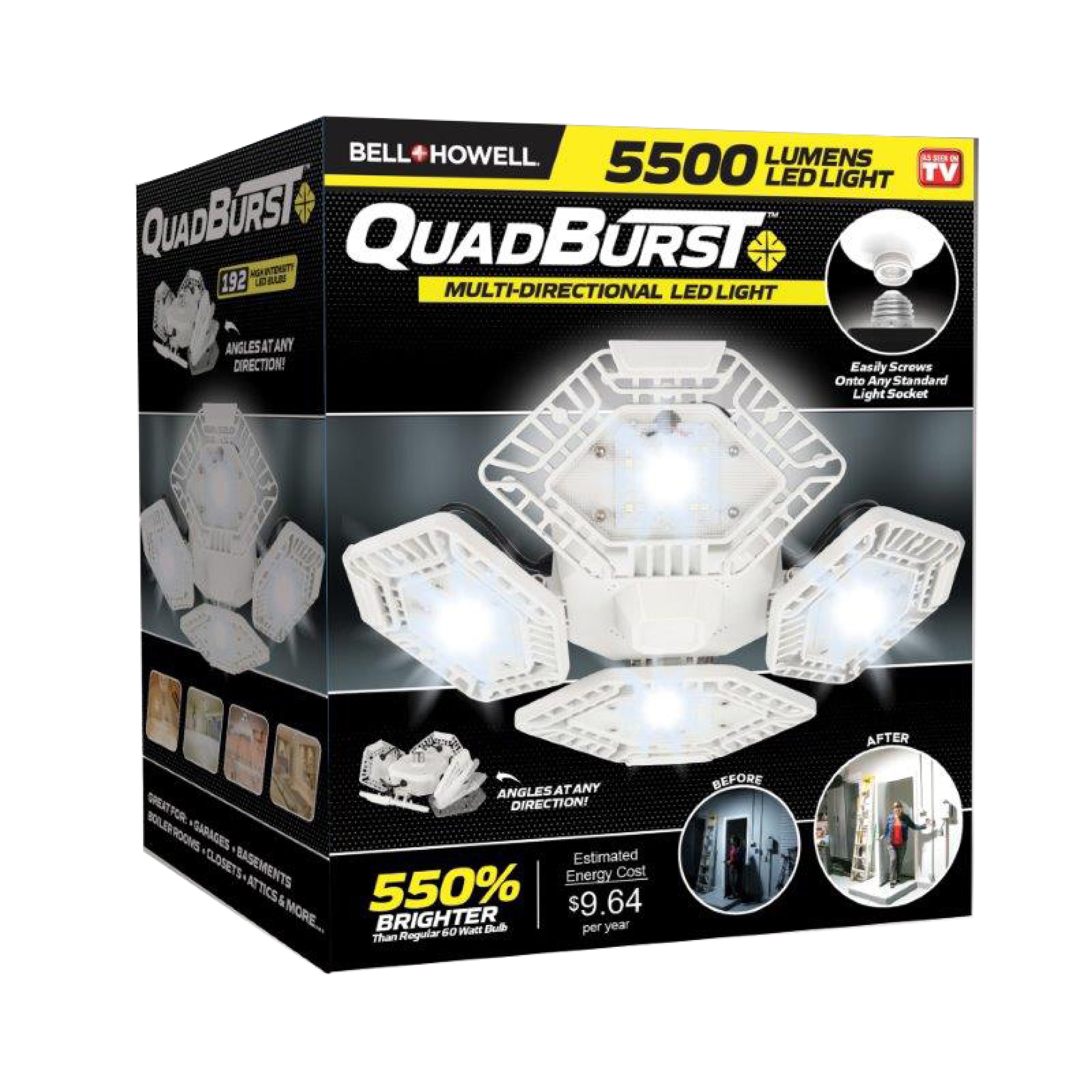 Lumière de garage QuadBurst