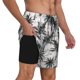 thumbnail image 2 of Fotbe Hawaii Palms Traje de Baño para Hombre – Shorts de Natación de Secado Rápido con Forro y Bolsillos-Small, 2 of 6