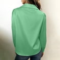 thumbnail image 6 of Otntypg Button Down Shirts for Women Slim Fit Long Sleeve Stretch Dress Shirts Lightweight Casual Work Shirt Wrinkle Free Office Blouses, 6 of 7