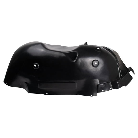 TRQ Front Right Inner Fender Liner Black Passenger Side Fits Select 2007-2010 GMC Sierra 2500 HD Sierra 3500 HD GM1249200