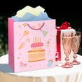 thumbnail image 4 of Cheinxy 13.7'' Happy Birthday Gift Bag with Handles and Tissue Paper for Men Women Girls Boys,10 Pcs, 4 of 6