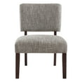 thumbnail image 3 of Jasmine Accent Chair in Speckled Charcoal Fabric, 3 of 8