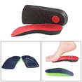 thumbnail image 4 of Shockproof Orthotics Shoe Insoles Plantar Fasciitis Pads Orthotic Men Women Heel Black, 4 of 7