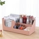 thumbnail image 2 of Organizador de maquillaje de plástico para el hogar, color rosa, 2 of 4