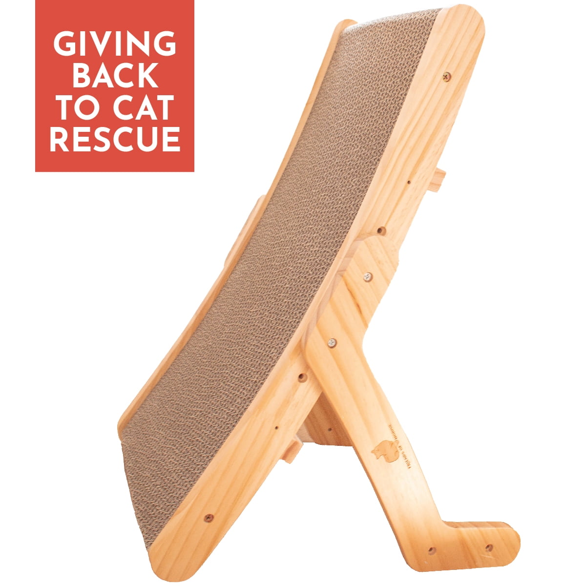 Friends of Normie Wood Cat Scratcher Convertible Furniture