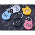 thumbnail image 1 of Jinsinto Combination Lock,5 Pieces Mini Combination Padlock,Padlock Combination Lock,Combination Padlock,Durable,High Security,For Suitcases or Backpacks(Silver/Blue/Red/Yellow/Black), 1 of 5