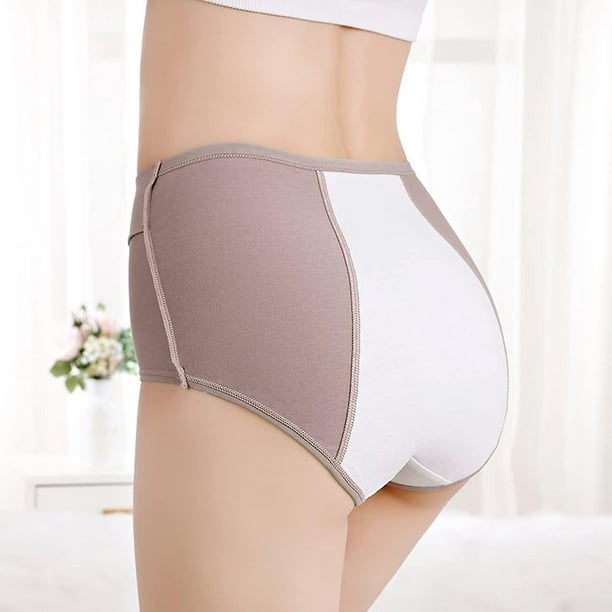 2pcs Physiological Pants Leakproof Menstrual Underwear Period Panties Lace  Health Seamless Briefs for Females Women - Size M (Random Color) 