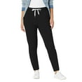 thumbnail image 2 of YOIAVAIOY Women's Warm Sherpa Lined Pants Solid Athletic Jogger Casual Fleece Pants BlackXL, 2 of 9
