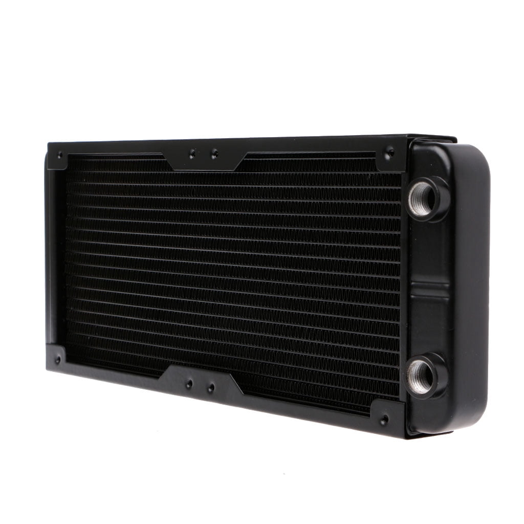 Oasiva 240mm Computer Water Cooling Cooler For CPU Heatsink 2 x 120mm Fans Heat Sink