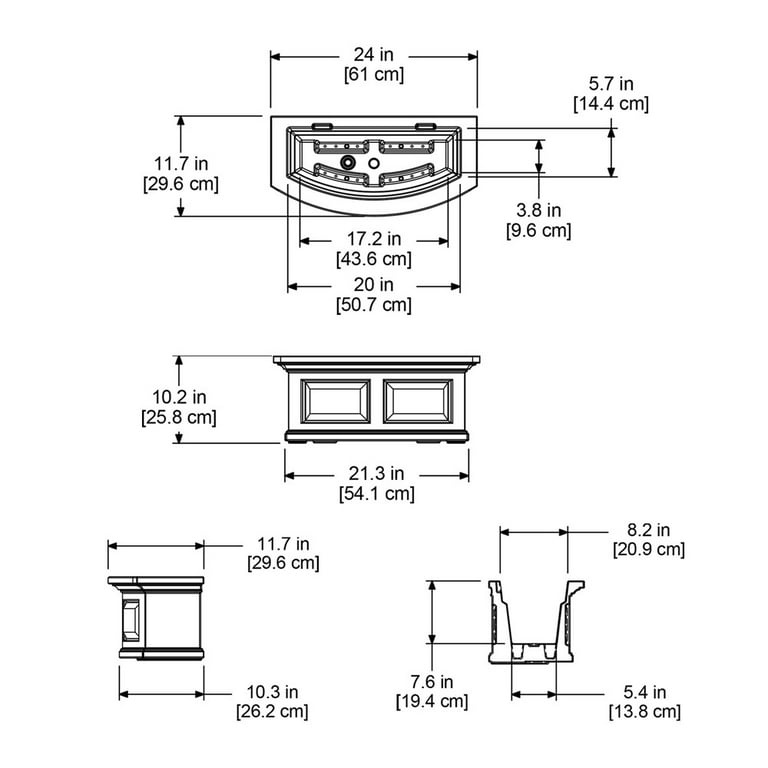 Mayne Jardinière de fenêtre Nantucket, 122 cm (4 pi) | Home Depot Canada