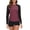 Purplish Red, variant on HomeGardon Bathing Suit for Women,Womens Swimsuits Clearance!Swimsuit Women Long Sleeve and Shorts Diving Suit Siamese Summer Beach Surfing Swimwear,S-XXL