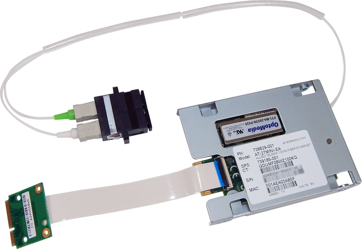 HP T620 AT27MINIEA 100MB Fiber 739185001 738829001