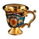 thumbnail image 1 of Copa de Vino Blanco de Metal para Uso Doméstico | Cristalería Clásica con Decoración de Piedras Preciosas | Varios Estilos Disponibles | 1 Unidad, 1 of 1