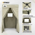 thumbnail image 6 of EAGLE PEAK Flex Compact 4x4 Pop-up Canopy Privacy Dressing Room,Cream, 6 of 9