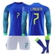 thumbnail image 2 of Surgei 2223 Brasil Camisetas de fútbol, Brasil Estadio de casa Número #7 L.PAQUETA Impreso Manga Corta Tops Calcetines Camisetas de fútbol de 3 piezas, Camisetas de fútbol de Brasil para adultos, XXL, 2 of 5