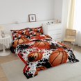 thumbnail image 2 of Erosebridal Basketball Comforter Set Gaming Sports Comforter Ball Games Bedding Set Queen Size Gift for Basketball Lover Duvet Set Quilt Set3Pcs, 2 of 6