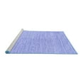 thumbnail image 2 of Ahgly Company Machine Washable Indoor Rectangle Solid Blue Modern Area Rugs, 8' x 10', 2 of 4