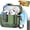 Army Green, variant on Compatible with AirPods 4 Case,Magnetic Automatic Lock with Phone Stand & Cleaning Kit,Compatible with Magsafe Cover -Sky Blue