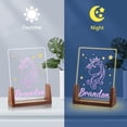 thumbnail image 4 of Luz de noche de caballo personalizada para niñas, regalo de cumpleaños de Navidad para niños, luz de noche de acrílico personalizada, decoración de guardería para bebés, lámpara de noche, regalos únic, 4 of 6