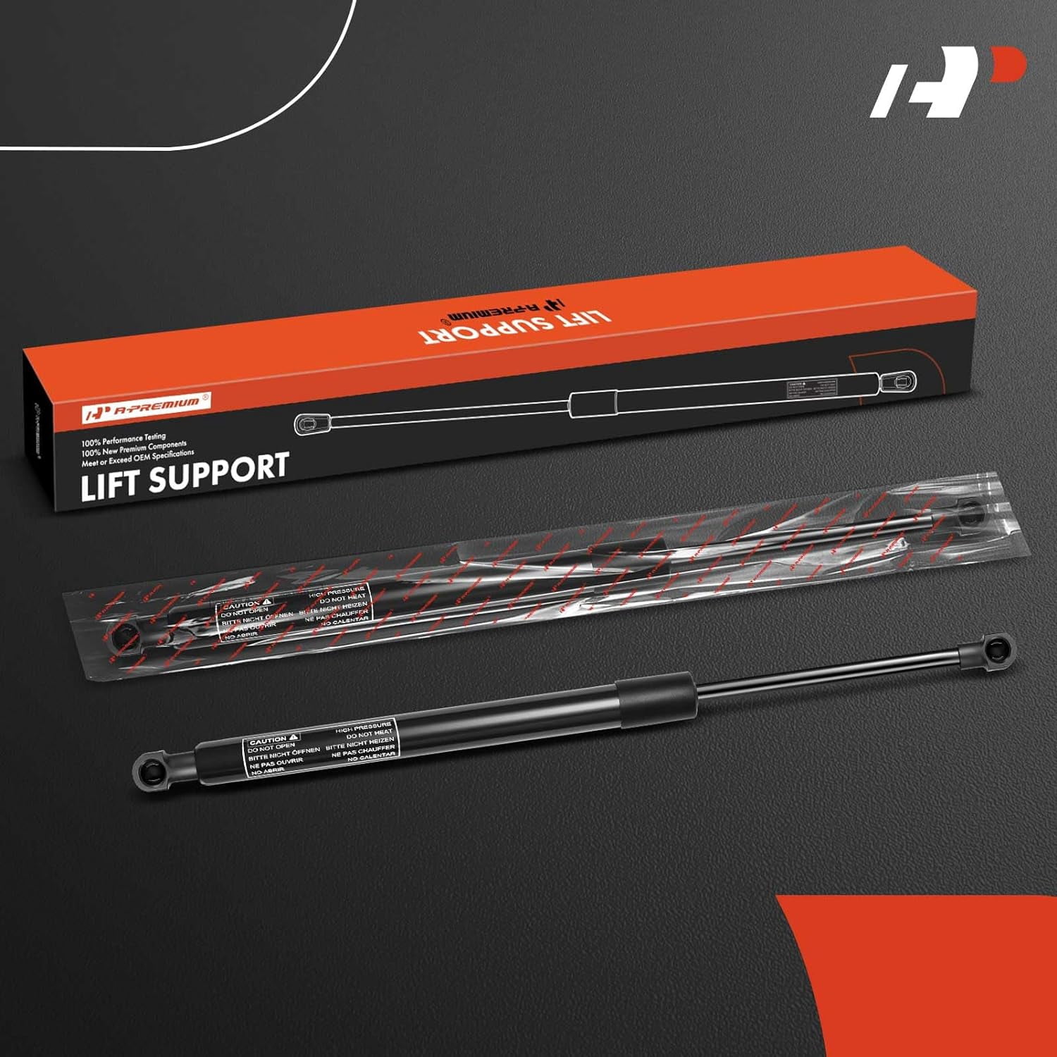 A-Premium Hood Bonnet Lift Supports Shock Struts Replacement for Lexus GS300 GS350 GS430 GS450h 2005-2012 2-PC Set