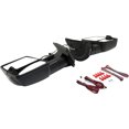 thumbnail image 3 of Kool Vue Towing Mirror Compatible With 2007-2014 GMC Sierra 2500 HD Chevrolet Silverado 3500 Driver & Passenger Side Heated w/ Blind Spot Corner Glass In-housing Signal Light Textured Black, 3 of 9