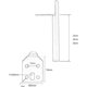 thumbnail image 5 of 4 Pieces Oblique Table Legs Metal Cabinet Legs, Cone Furniture Leg, Gold, 15cm Height, Non-Slip Silent Base for Sofas, Tables and Other Furniture, 5 of 5